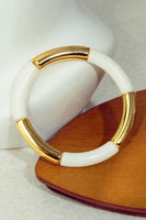 White and Gold Bracelet