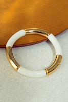 White and Gold Bracelet