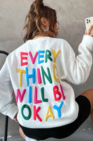 White 'Everything Will Be Okay' Sweater