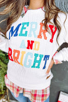 White Knit 'Merry and Bright' Sweater